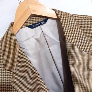 Vintage Burberry Men's Suit Blazer Sz 44R COMPARE MEASUREMENTS PLEASE